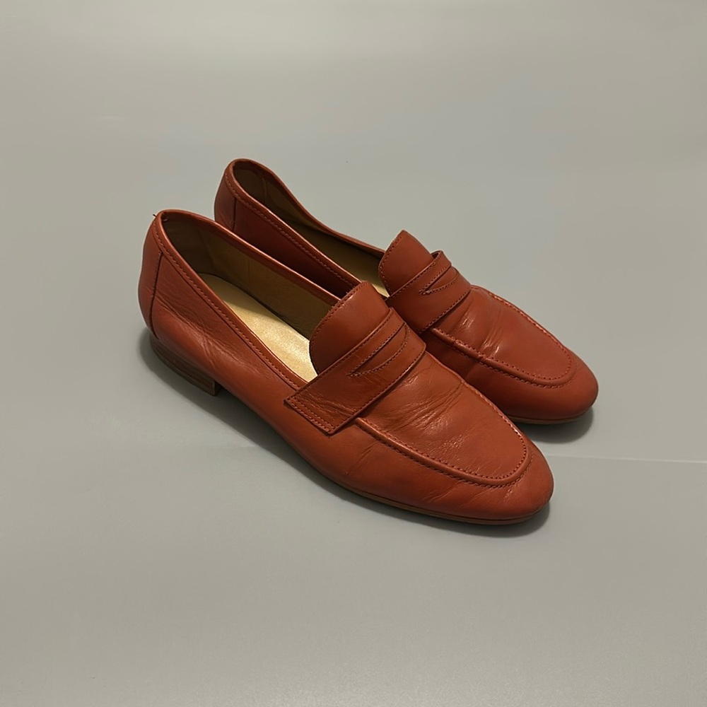 Talbots Brown Leather Loafers SIZE 7